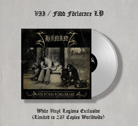 Shining ”VII - Född Förlorare” LP (White Vinyl)