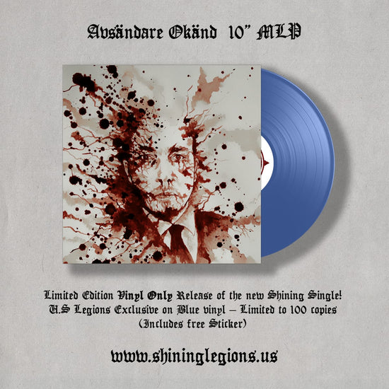 AVSÄNDARE OKÄND 10”MLP US EXCLUSIVE Blue Vinyl